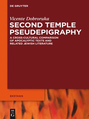 cover image of Second Temple Pseudepigraphy